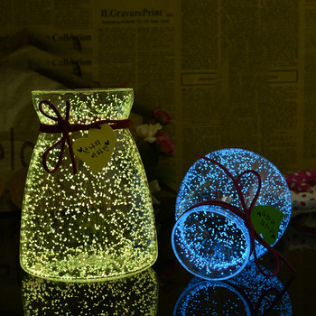 10/30g Φωτεινή Sand Stone Fluorescent Gravel Glow In Dark Patio Διακόσμηση κήπου DIY Starry Wishing Bottle Fish Tank Ornaments