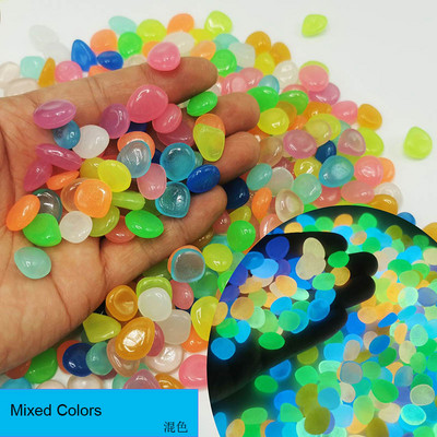 200 tk õue helendavad kivid aiakivikesed helendavad pimedas akvaariumi kaunistus looduslikud kristallid kivid helendavad