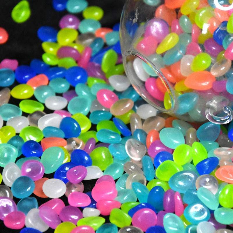 200 tk õue helendavad kivid aiakivikesed helendavad pimedas akvaariumi kaunistus looduslikud kristallid kivid helendavad