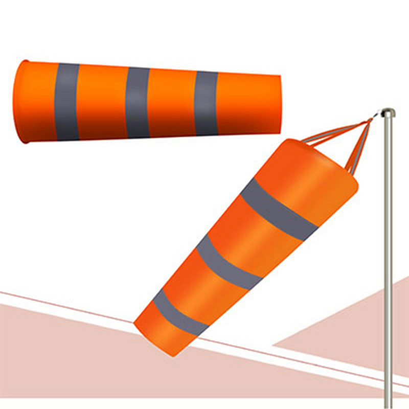 80/100/150CM karstā izpārdošana atstarojoša vējzieka āra pret skrāpējumiem izturīga vēja necaurlaidīga fluorescējoša atstarojoša vējzieka Weathervane vējstikla