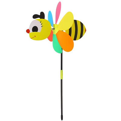 10 стила Нова разпродажба 3D голямо животно Пчела Вятърна мелница Вятърна въртяща се въртележка Двор Градински декор