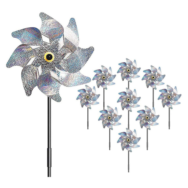 Lindude peegeldusvastane tuulik aia-aiafarmi jaoks Hirmutage linnud eemale Lihtne kokku panna SCIE999