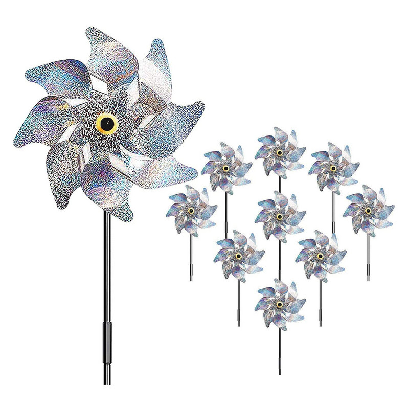 Lindude peegeldusvastane tuulik aia-aiafarmi jaoks Hirmutage linnud eemale Lihtne kokku panna SCIE999