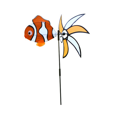 Krāsainas vējdzirnavu rotaļlietas Pinwheel vējdzirnavas Mājas dārza pagalma dekors āra dāvanas bērnu rotaļlietas biedēt putnus prom vēja griezējs