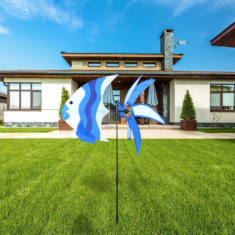 Värvilised tuuleveski mänguasjad Pinwheel Tuuleveski Kodu Aia õuekujundus Õues Kingitused Lastele Mänguasi Lindude hirmutamine Tuulevurr