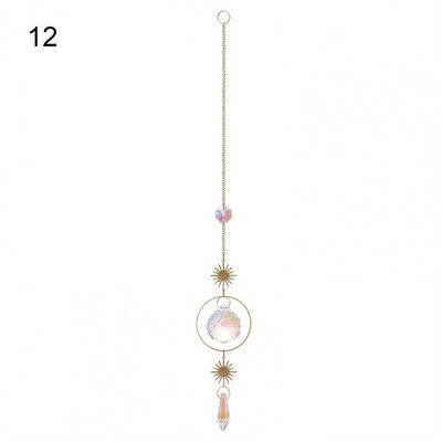 Εξαιρετικό Κρεμαστό στολίδι από ψεύτικο κρύσταλλο Εντυπωσιακό Moon Star Hanging Suncatchers Πολυέλαιος κρεμαστό μενταγιόν Δημιουργικό σχήμα