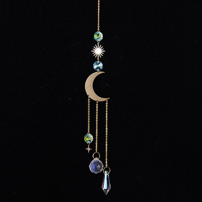 Életfa Napfogó Kristálygolyó Prizma Medál Szivárvány Készítő Lógó Napfogó Drágakövek Ablak Dísz Otthoni Kert Dekoráció