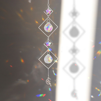 Hvatači sunca Kristalni zvončići Ukrasi Ljubavni dijamantni privjesak u obliku srca Viseći prozor Rukotvorina Vanjski vrt Auto Dekoracija doma