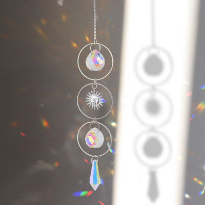 Hvatači sunca Kristalni zvončići Ukrasi Ljubavni dijamantni privjesak u obliku srca Viseći prozor Rukotvorina Vanjski vrt Auto Dekoracija doma