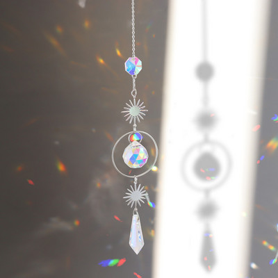 Hvatači sunca Kristalni zvončići Ukrasi Ljubavni dijamantni privjesak u obliku srca Viseći prozor Rukotvorina Vanjski vrt Auto Dekoracija doma