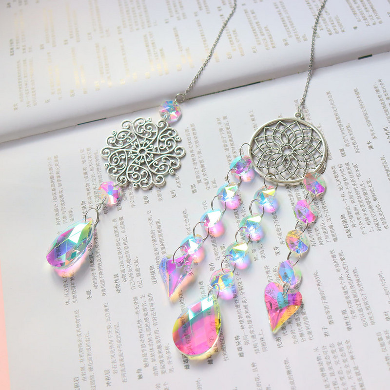 Hvatači sunca Kristalni zvončići Ukrasi Ljubavni dijamantni privjesak u obliku srca Viseći prozor Rukotvorina Vanjski vrt Auto Dekoracija doma