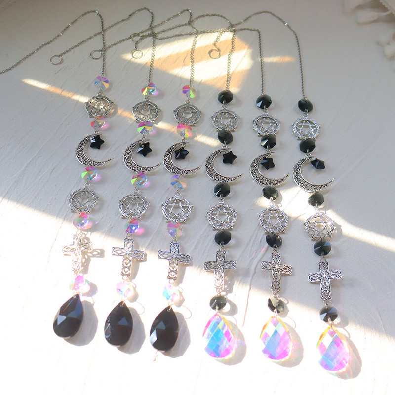 Hvatači sunca Kristalni zvončići Ukrasi Ljubavni dijamantni privjesak u obliku srca Viseći prozor Rukotvorina Vanjski vrt Auto Dekoracija doma