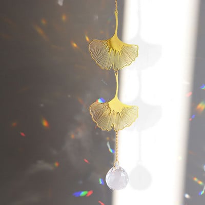 Sun Catchers Crystal Wind Chime Κρεμαστό Φως Catcher Moon Flower Rainbow Chaser Κρεμαστά Windchimes Διακόσμηση κήπου σπιτιού