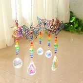 Suncatcher Crystal Rainbow Catcher Wind Chimes Viseći ukrasi Privjesak za prozore Uređenje doma Uređenje vrta Vanjski