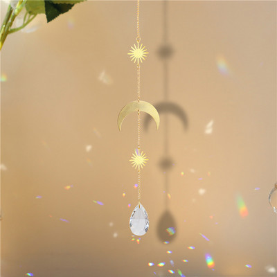 Angel Crystal Prisms Kabantys Rainbow Chaser Apšvietimo priedai langų Užuolaidoms Pakabukas Namų Sodas Automobilinė lempa