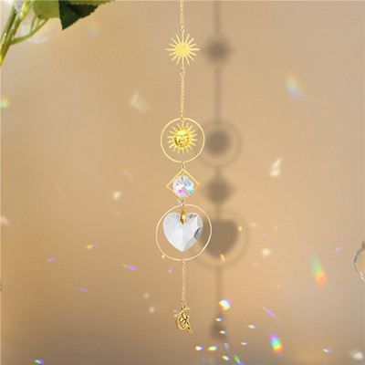 Angel Crystal Prisms Kabantys Rainbow Chaser Apšvietimo priedai langų Užuolaidoms Pakabukas Namų Sodas Automobilinė lempa