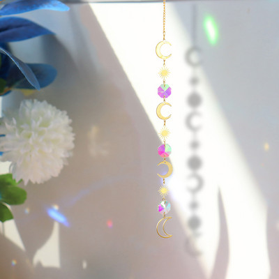 Angel Crystal Prisms Kabantys Rainbow Chaser Apšvietimo priedai langų Užuolaidoms Pakabukas Namų Sodas Automobilinė lempa