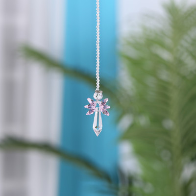 Angel Crystal Prisms Kabantys Rainbow Chaser Apšvietimo priedai langų Užuolaidoms Pakabukas Namų Sodas Automobilinė lempa