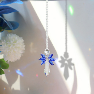 Angel Crystal Prisms Kabantys Rainbow Chaser Apšvietimo priedai langų Užuolaidoms Pakabukas Namų Sodas Automobilinė lempa