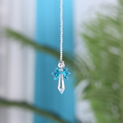 Angel Crystal Prisms Kabantys Rainbow Chaser Apšvietimo priedai langų Užuolaidoms Pakabukas Namų Sodas Automobilinė lempa