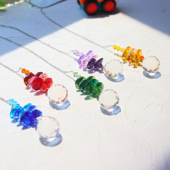 Suncatcher Crystal Wind Chimes Κρεμαστό Εξάγωνο Διαμαντένιο Πρίσματα Κρεμαστά Rainbow Chaser Φωτισμός Παράθυρο Κουρτίνα Στολίδι Διακόσμηση σπιτιού