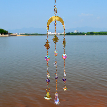 Прозорец Красив висящ орнамент Кристална призма Suncatcher Кристална висулка за вътрешна градина NIN668