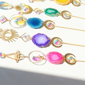 Devil Eye Sun Catcher Crystal Rainbow Maker Window Home Dream Catcher Декорация Завеса Полилей Призми Ловци на слънце