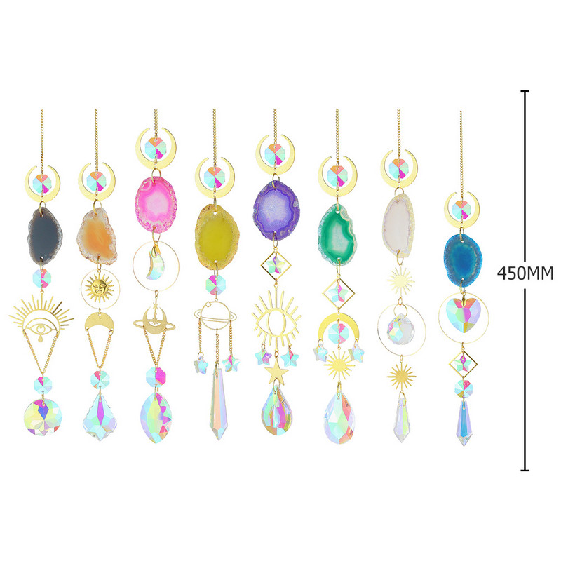 Vražje oko Hvatač sunca Crystal Rainbow Maker Prozor Kućni hvatač snova Dekoracija Zavjesa Luster Prizme Hvatači sunca