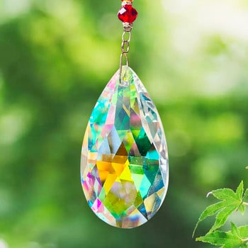 Butterfly Fairy Princess Elf Rainbow Beads AB Color Angel Tears Κρυστάλλινο Πρίσμα Μενταγιόν Aurora Sun Catcher Κήπος Διακόσμηση γάμου