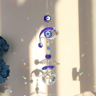 Metal Crystal Light Collection Κρεμαστό Κρεμαστό Αξεσουάρ αυτοκινήτου Κρεμαστό κρεμαστό κρύσταλλο Διακόσμηση παραθύρου Κρυστάλλινα κουδούνια ανέμου για το σαλόνι