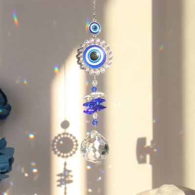 Metal Crystal Light Collection Κρεμαστό Κρεμαστό Αξεσουάρ αυτοκινήτου Κρεμαστό κρεμαστό κρύσταλλο Διακόσμηση παραθύρου Κρυστάλλινα κουδούνια ανέμου για το σαλόνι