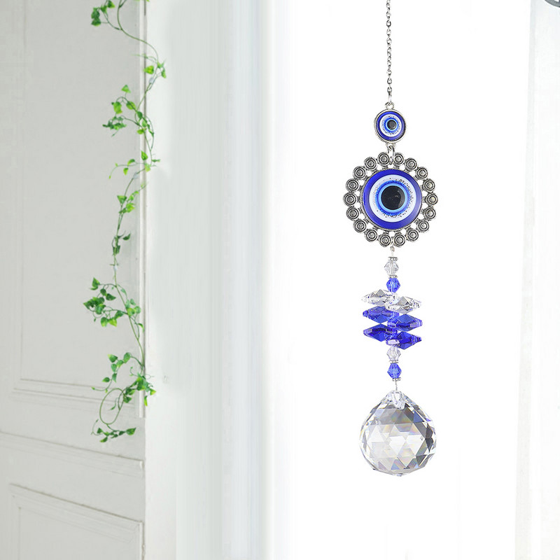 Metal Crystal Light Collection Κρεμαστό Κρεμαστό Αξεσουάρ αυτοκινήτου Κρεμαστό κρεμαστό κρύσταλλο Διακόσμηση παραθύρου Κρυστάλλινα κουδούνια ανέμου για το σαλόνι
