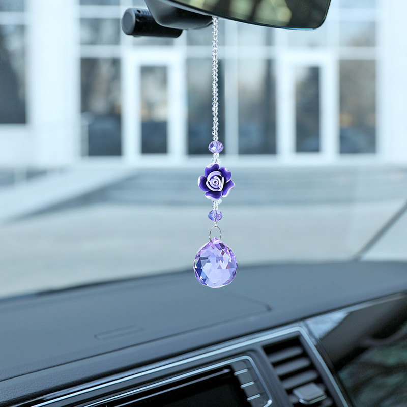 Kristāla saules gaismas ķērāji kulons, krāsainas krelles, iekarināmas āra iekštelpu dārza loga kāzu lustras vēja zvans