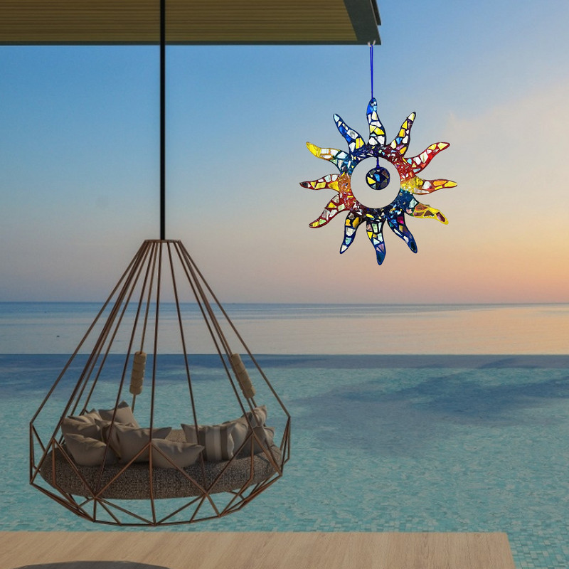 1kom Prozor Šareni Viseći Obiteljski Prozor Duga Suncatchers Pribor Dekoracija Privjesak Vrtna Dekoracija Kući na otvorenom