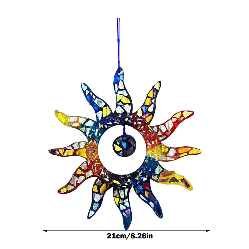 1kom Prozor Šareni Viseći Obiteljski Prozor Duga Suncatchers Pribor Dekoracija Privjesak Vrtna Dekoracija Kući na otvorenom
