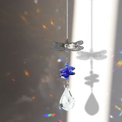 Kristallidest päikesepüüdjad prismad rippuvad vikerkaare jälitaja Love Star Moon jaoks aknakardinad ripatsid Koduaed autolampide kaunistused kingitused