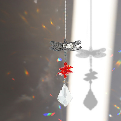 Kristallidest päikesepüüdjad prismad rippuvad vikerkaare jälitaja Love Star Moon jaoks aknakardinad ripatsid Koduaed autolampide kaunistused kingitused