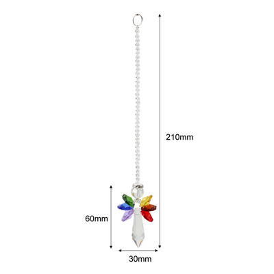 Kristalne prizme za hvatanje sunčeve svjetlosti Viseći lovac duginih boja Dodaci za rasvjetu za prozorske zavjese Privjesak Kućni vrt Auto svjetiljka