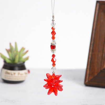 Privjesak od kristalnih osmokutnih perli Hvatač sunca Luster Dodaci za rasvjetu DIY Vrt Hvatač sunca Kućna dekoracija za vjenčanje Automobilski šarm