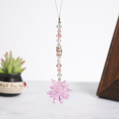 Privjesak od kristalnih osmokutnih perli Hvatač sunca Luster Dodaci za rasvjetu DIY Vrt Hvatač sunca Kućna dekoracija za vjenčanje Automobilski šarm