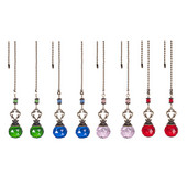 Μπαλάκι κρεμαστό κορδόνι Κρεμαστό Διακοσμητικό Παράθυρο Sun Catcher Διακόσμηση Μπαλκονιού DIY Art Indoor Outdoor Atmospheres Green