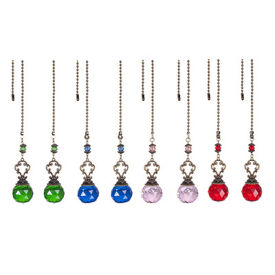 Μπαλάκι κρεμαστό κορδόνι Κρεμαστό Διακοσμητικό Παράθυρο Sun Catcher Διακόσμηση Μπαλκονιού DIY Art Indoor Outdoor Atmospheres Green