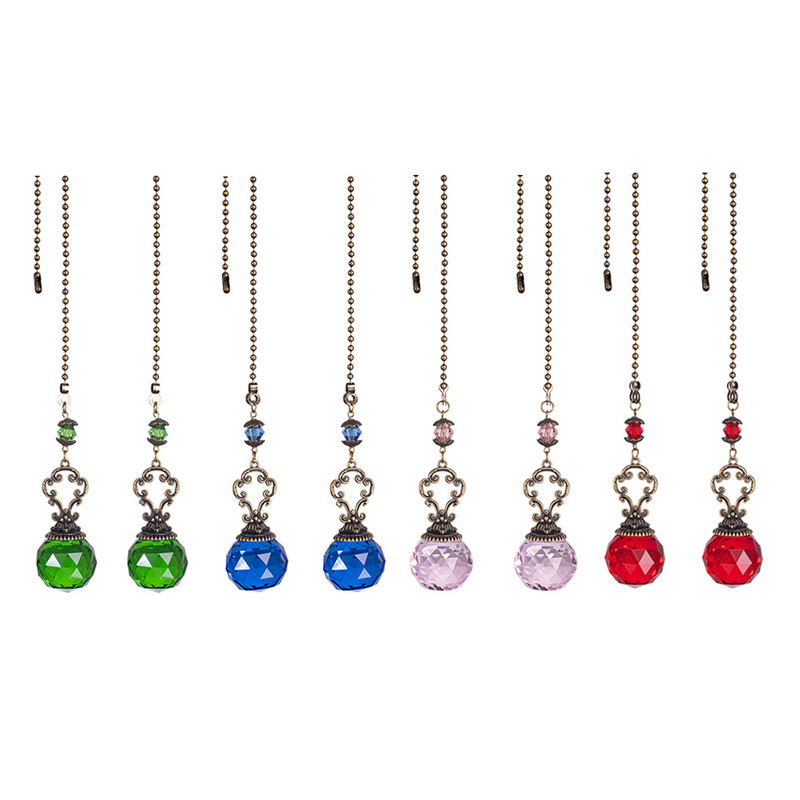 Μπαλάκι κρεμαστό κορδόνι Κρεμαστό Διακοσμητικό Παράθυρο Sun Catcher Διακόσμηση Μπαλκονιού DIY Art Indoor Outdoor Atmospheres Green