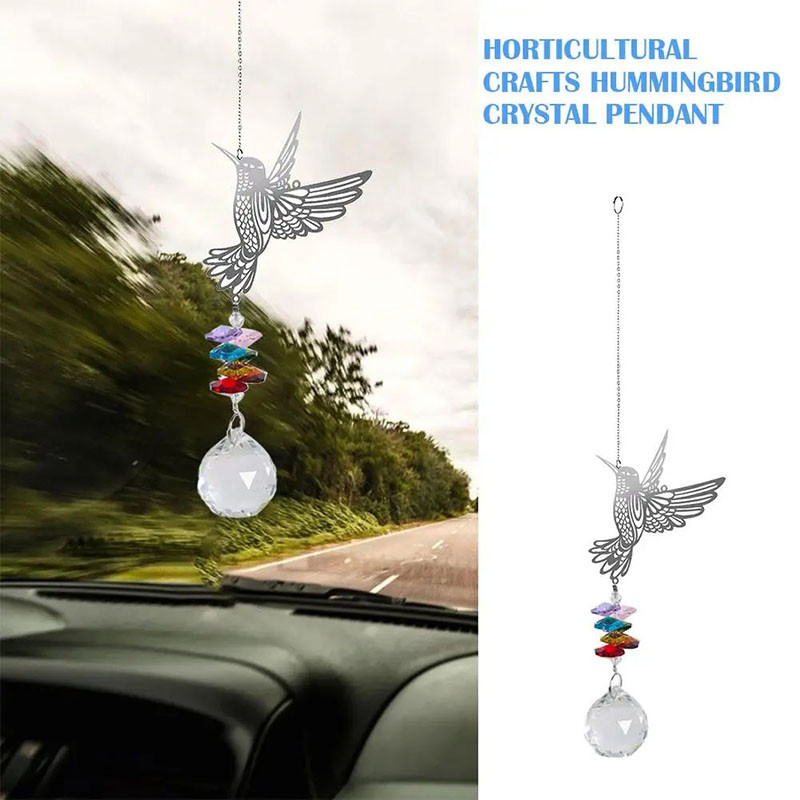 Piekārti kristāla rotājumi Dārza Mēness Saules ķērējs Varavīksnes veidotājs Piekārtas Ziemassvētku eglītes Automašīna Dārzs Dzīvojamā istaba Mājas kristāla dekors