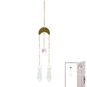 Mjesečevo zvono vjetra Kristalna prizma Ukrasni zidni viseći privjesak Ukras Dekoracija doma Estetski Kawaii Dekor sobe