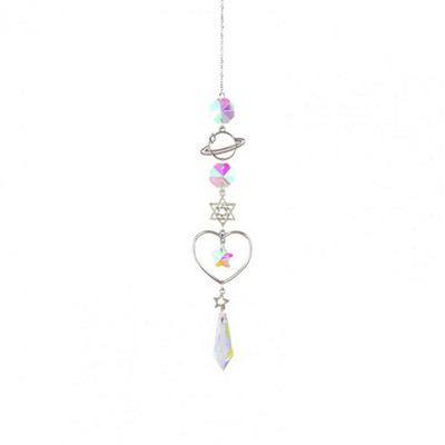 Suncatcher Sjajni ukrasni Suncatcher privjesak od legure dijamantne prizme privjesak Vrtni viseći Rainbow Maker za dnevnu sobu/dvorište