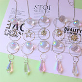 Kristalna zvona za vjetar Prizma Šarene perle Lovci Viseći ukrasi za nakit za prozorske zavjese Uređenje doma za vrt automobila