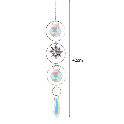 Kristalna zvona za vjetar Prizma Šarene perle Lovci Viseći ukrasi za nakit za prozorske zavjese Uređenje doma za vrt automobila
