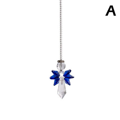 Catcher Crystals Stiklo prizmė Vaivorykštė Catcher Namo apdaila Sodo kabantis terasa Sodo dekoras Ornamentas Langas D Z3i3