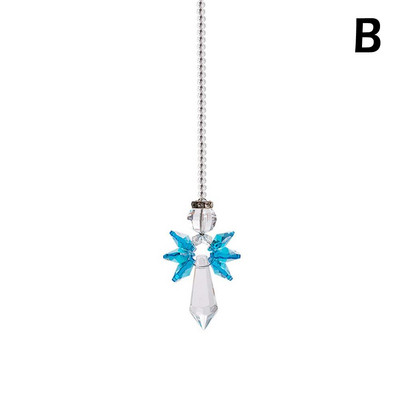 Catcher Crystals Stiklo prizmė Vaivorykštė Catcher Namo apdaila Sodo kabantis terasa Sodo dekoras Ornamentas Langas D Z3i3